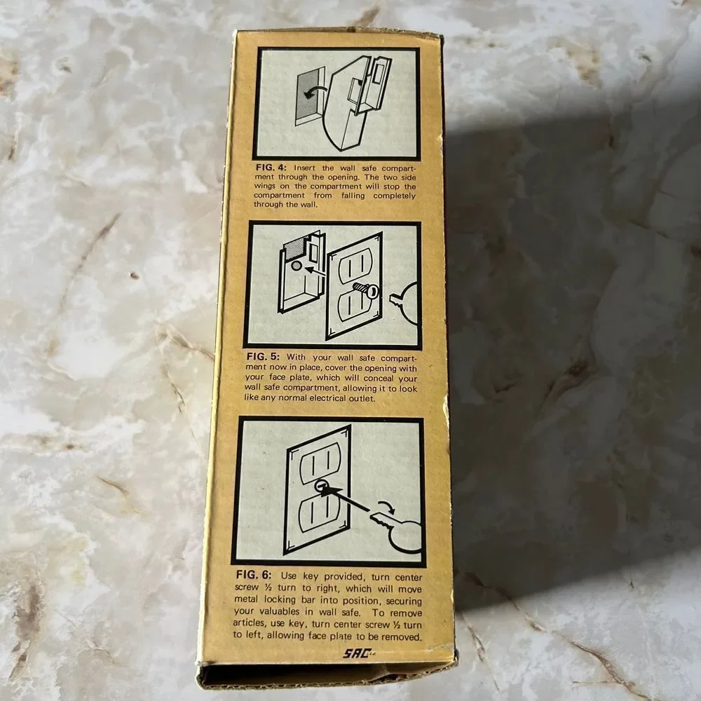 Hidden Wall Safe Outlet Diversion Safe Hidden Compartment Jewelry Stash Box Y2K